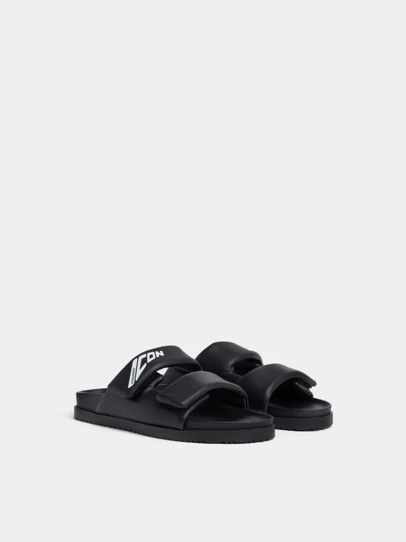 DSQUARED ICON NEW GENERATION FLAT SANDALS