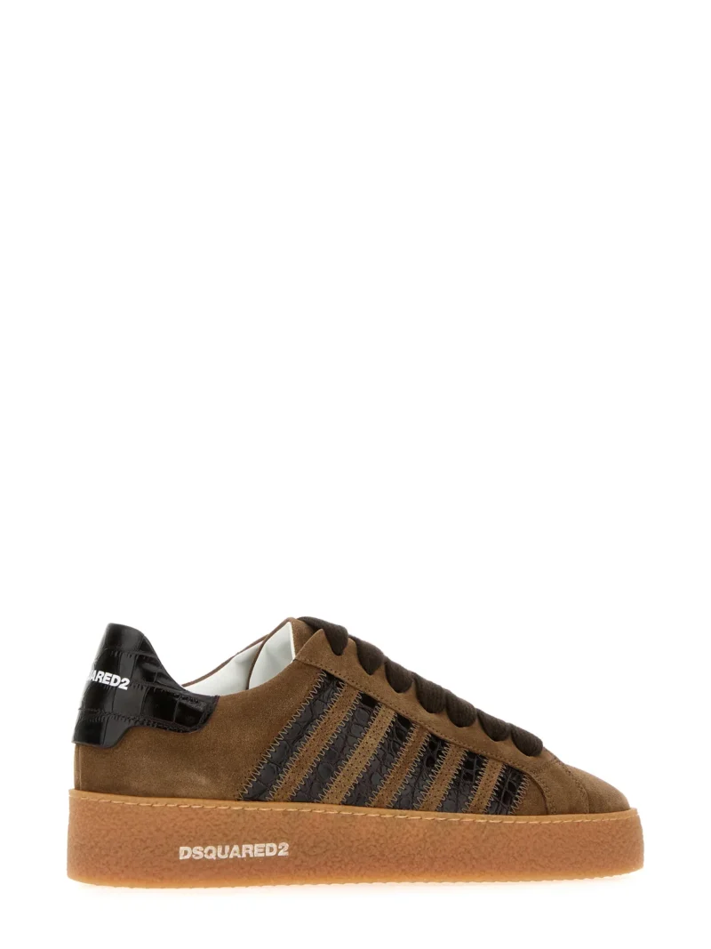 DSQUARED SNEAKERS RAPPER'S DELIGHT BROWN