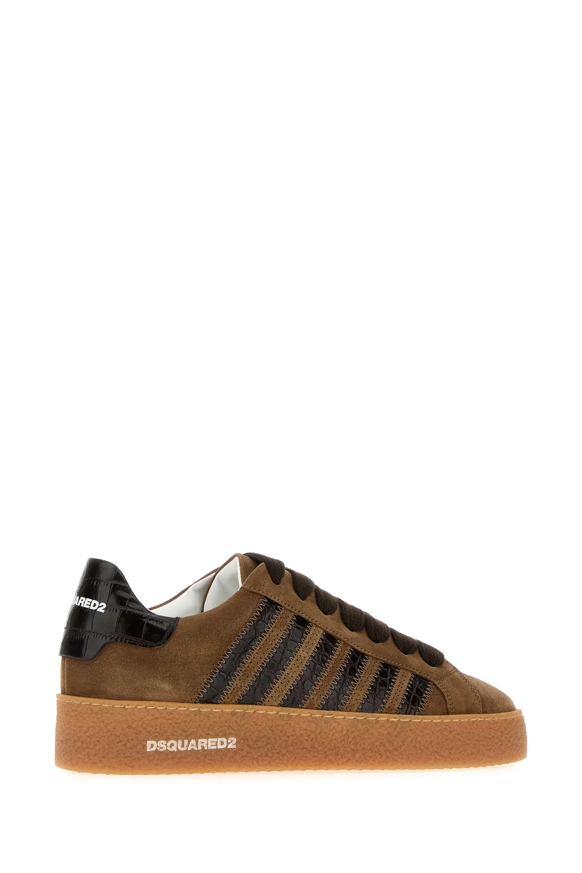 DSQUARED SNEAKERS RAPPER'S DELIGHT BROWN