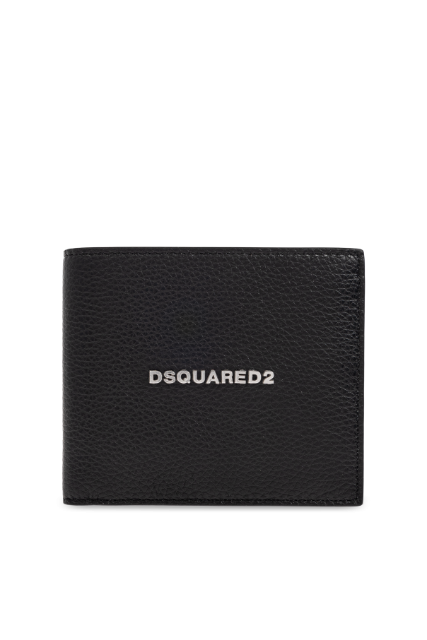 DSQUARED2 BLACK LEATHER WALLET