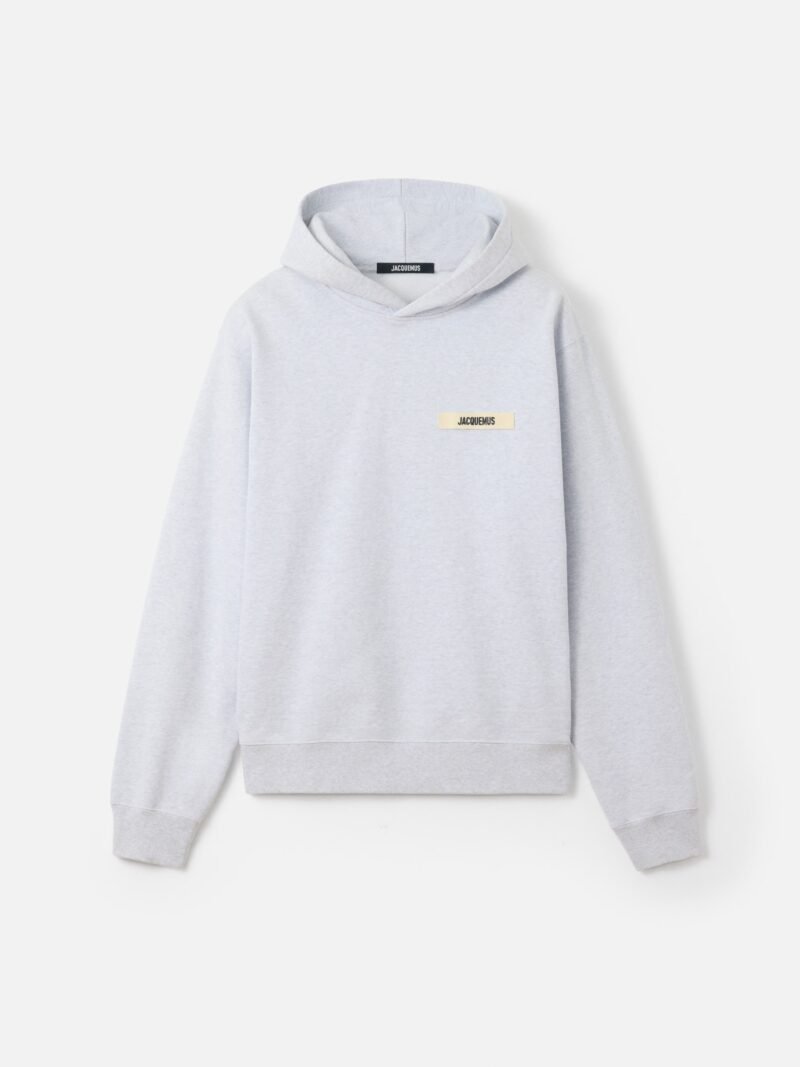 JACQUEMUS LE HOODIE GROS GRAIN GREY