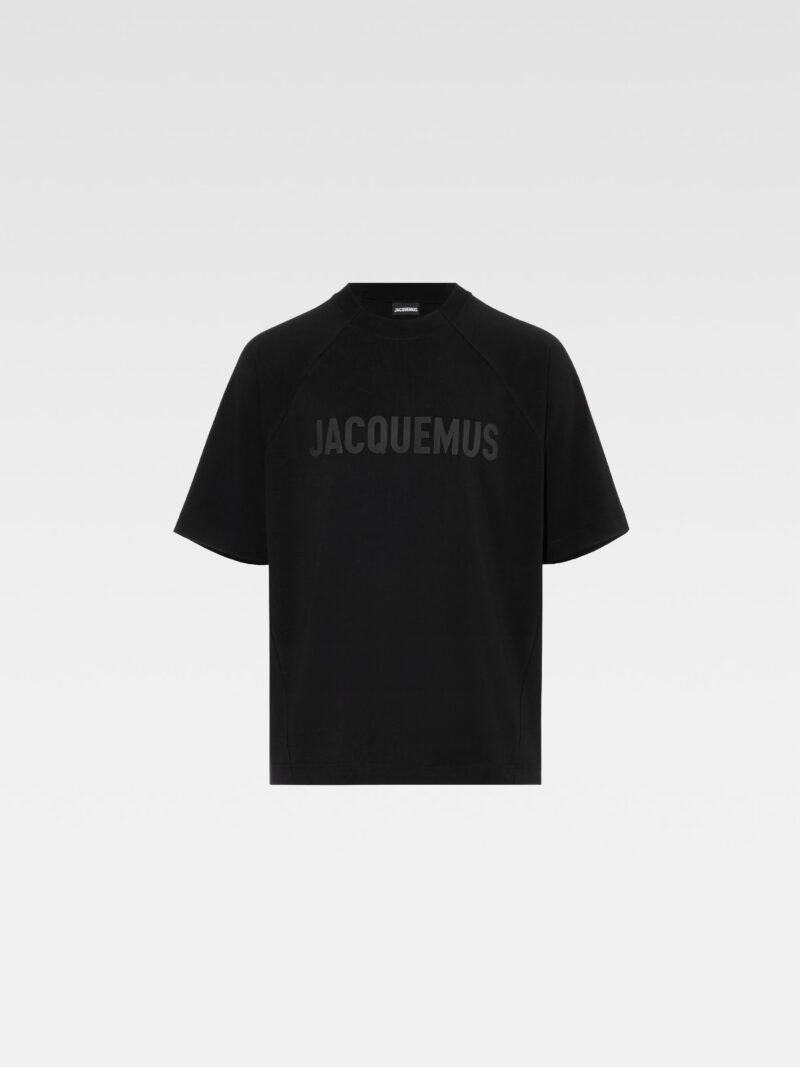 JACQUEMUS T-SHIRT TYPO BLACK